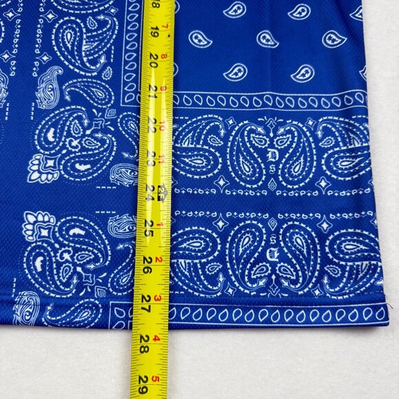 NWT Dogg Supply Men's Royal Blue Mesh Bandana Basketball Jersey Tank Size Medium - Picture 8 of 8